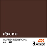 AK Interactive 11419 3G Waffen Red Brown