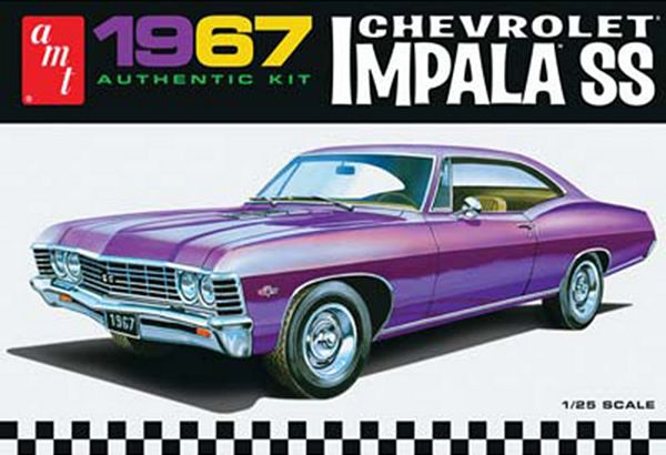 AMT 981 1-25 1967 Chevy Impala SS Stock