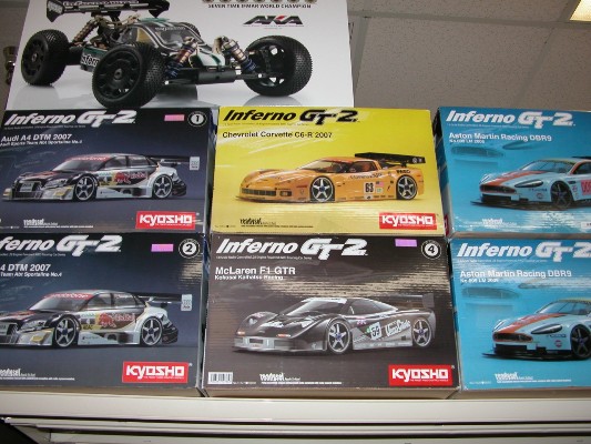 Kyosho leader in radio control products. The best airplanes and helicopters and cars that are second to none. Check it out and don't forget to see Kyosho Infernos.