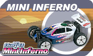 Kyosho Mini-infernos a 1:16 scale of road models ELECTRIC