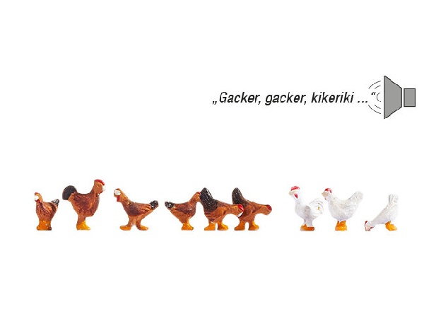 Noch NO12853 Chickens for H0