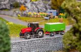 Faller 161588 MF Tractor with wood chips trailer WIKING