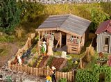 Faller 180493 Allotments with large garden house