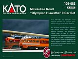 Kato 106082 Milwaukee Road Olympian Hiawatha Set