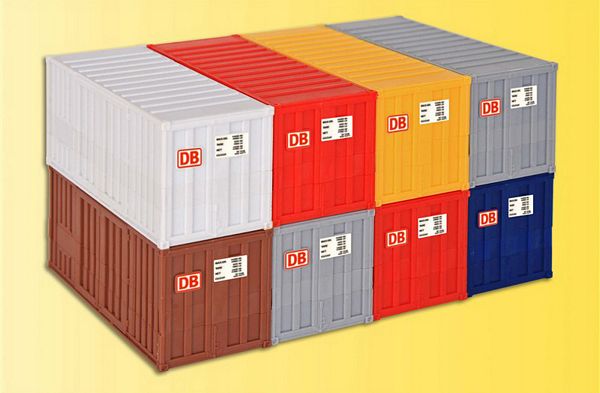 Kibri 10924 H0 4 x DB 4 x 20 ft containers