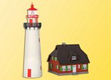 Kibri 39153 Lighthouse And Cottage