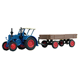 Kibri 22232 Tractor Lanz With Rubber Tyre Car