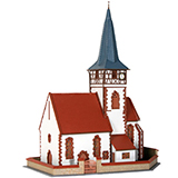 Kibri 39772 Village Church Ditzingen