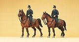 Preiser 10399 Police on horseback Germany Around 1960