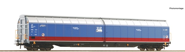 Roco 6600001 Sliding Wall Wagon Green Cargo DC