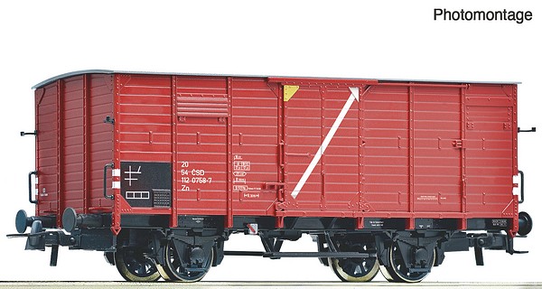 Roco 76323 Covered Freight Wagon CSD DC