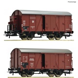 Roco 76012 2 piece set Covered goods wagons 