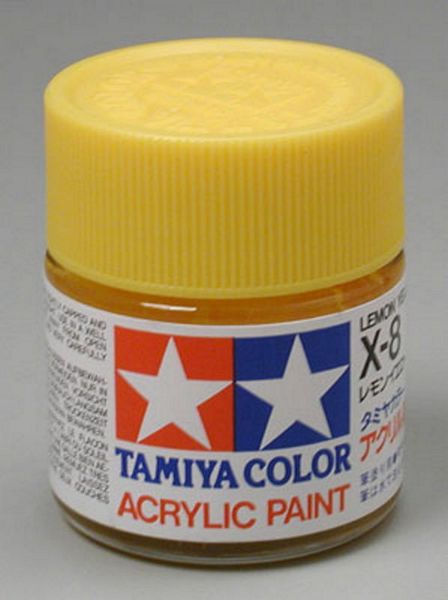 Tamiya 81008 Acrylic X-8 Lemon Yellow