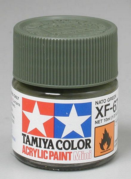 Tamiya 81767 Acrylic Mini XF-67 NATO Green