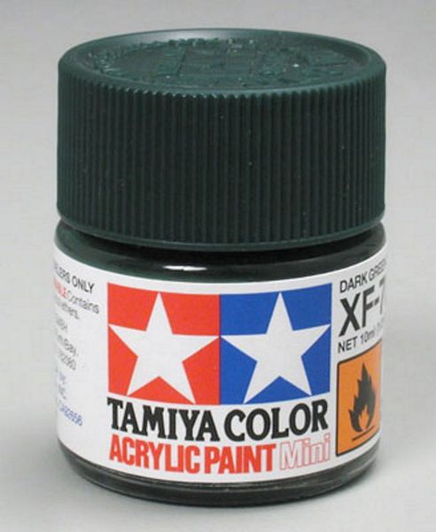 Tamiya 81770 Acrylic Mini XF-70 Dark Green2