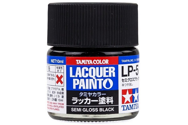 Tamiya 82105 Lacquer LP-5 Semi Gloss Black