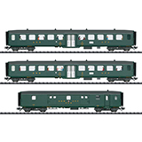 Trix 23133 D96 Isar Rhone Express Train Passenger Car Set 2