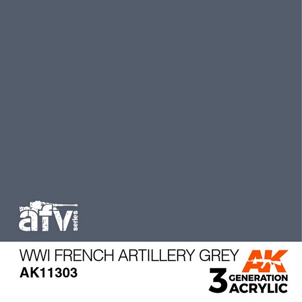 AK Interactive 11303 3G WWI French Artillery Grey