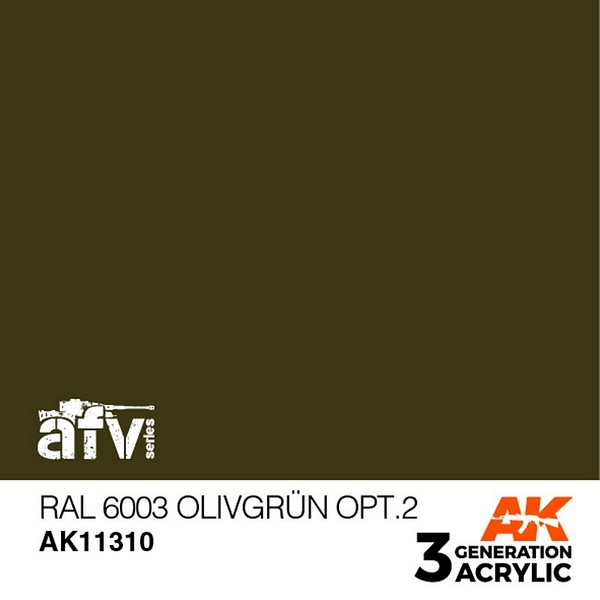 AK Interactive 11310 3G RAL 6003 Olivgrun opt2