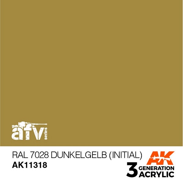 AK Interactive 11318 3G RAL 7028 Dunkelgelb-Initial