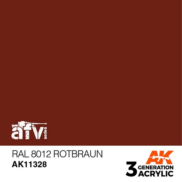 AK Interactive 11328 3G RAL 8012 Rotbraun