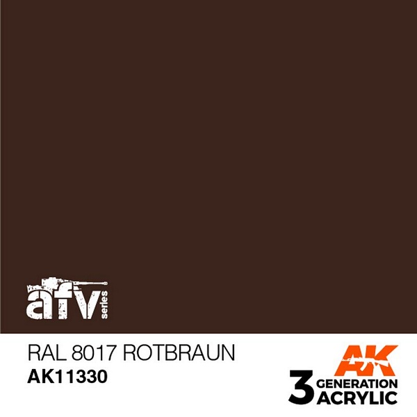 AK Interactive 11330 3G RAL 8017 Rotbraun