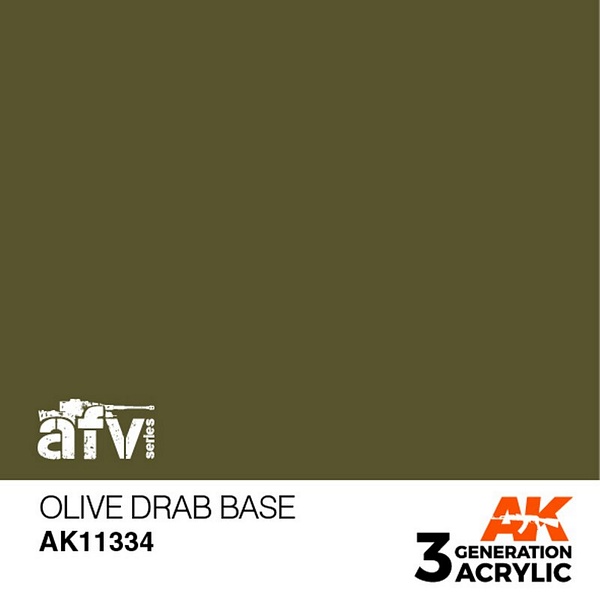 AK Interactive 11334 3G Olive Drab Base