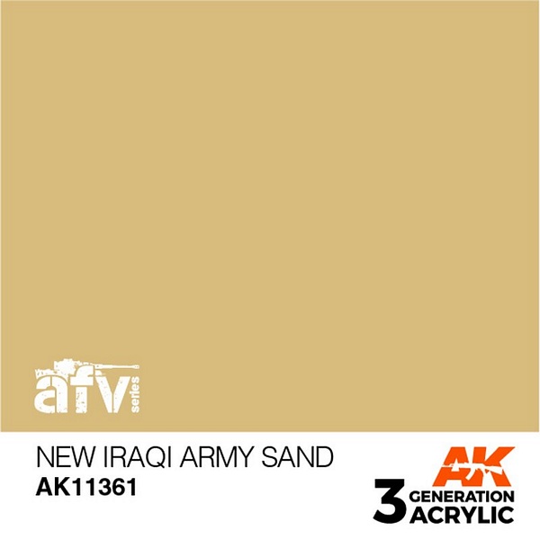 AK Interactive 11361 3G New Iraqi Army Sand
