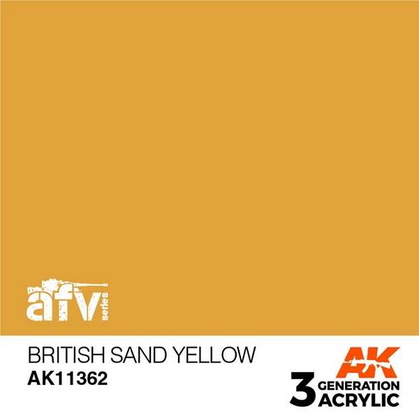 AK Interactive 11362 3G British Sand Yellow