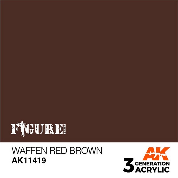 AK Interactive 11419 3G Waffen Red Brown