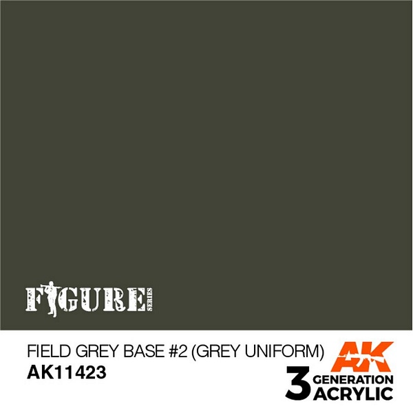 AK Interactive 11423 3G Field Grey Base no2 Grey Uniform