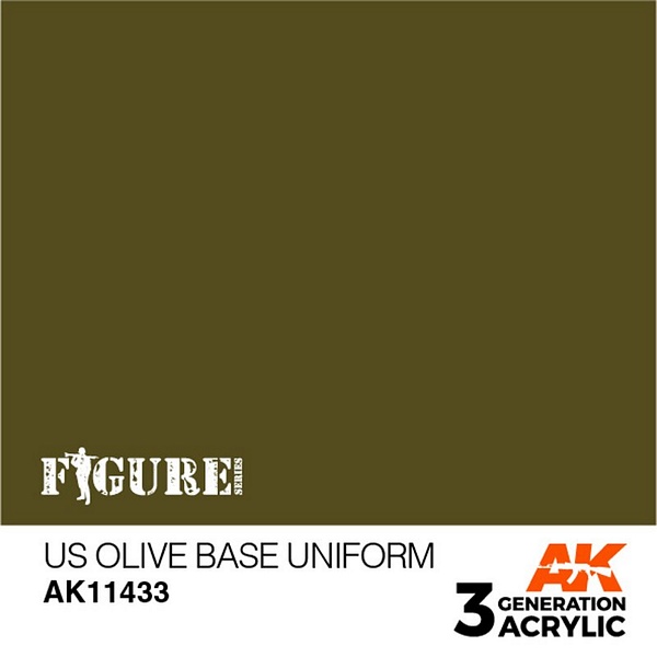AK Interactive 11433 3G US Olive Base Uniform