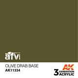 AK Interactive 11334 3G Olive Drab Base