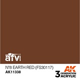 AK Interactive 11338 3G No8 Earth Red FS30117