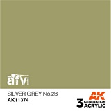 AK Interactive 11374 3G Silver Grey No28