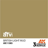 AK Interactive 11383 3G British Light Mud