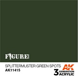 AK Interactive 11415 3G Splittermuster Green Spots