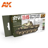 AK Interactive 554 1945 German Late War Colors Set