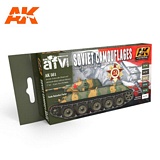 AK Interactive 561 Soviet Camouflages Colors Set