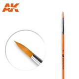 AK Interactive 606 Round Brush 6 Synthetic
