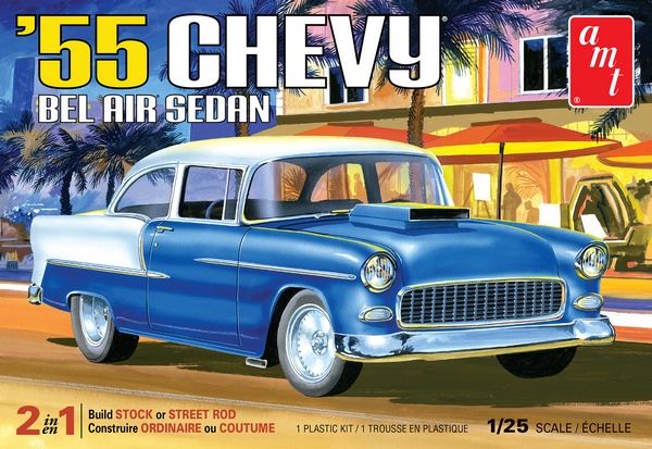 AMT 1119 1955 Chevy Bel Air Sedan