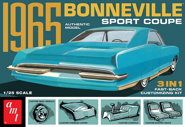 AMT 1260 1965 Pontiac Bonneville Sport Coupe 3 n 1
