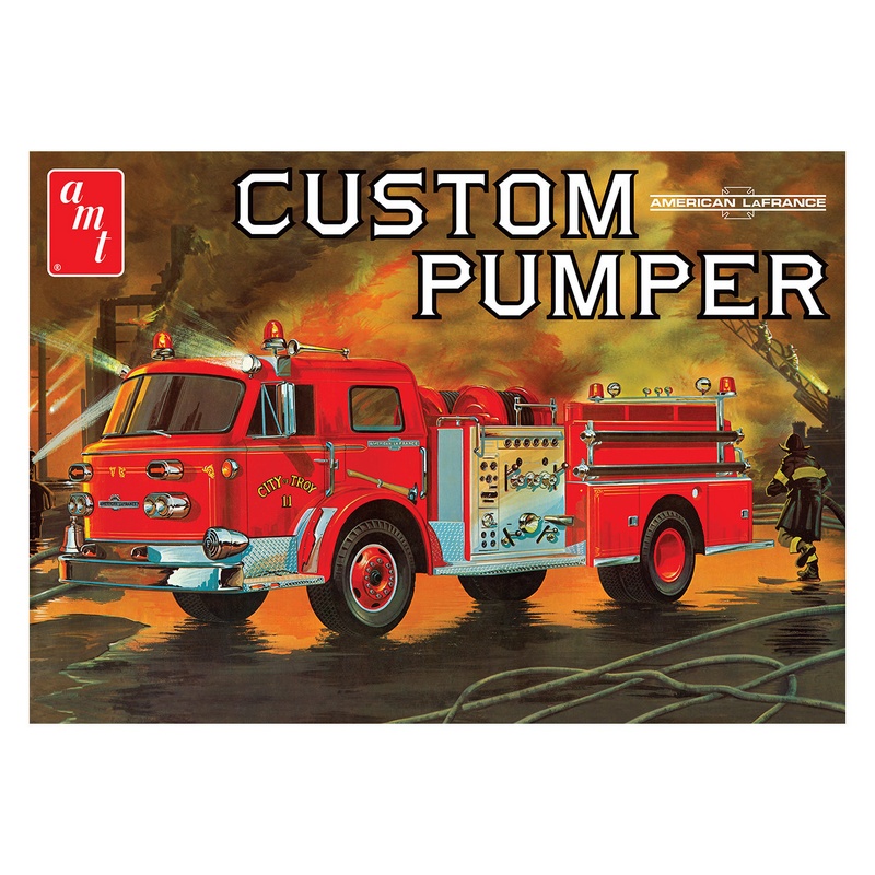 Scale AMT AMT1053 1:25 American Lafrance Pumper Fire Truck 