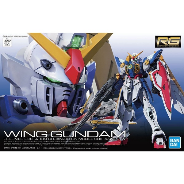 Bandai 2558575 RG XXXG-01W Wing Gundam