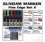 Bandai 126 Gundam Marker Fine Edge Set 2