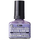 Bandai WC11 Mr Weathering Color Filter Liquid Layer Violet