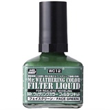 Bandai WC12 Mr Weathering Color Filter Liquid Face Green