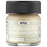 Bandai WP02 Mr Weathering Paste Mud White