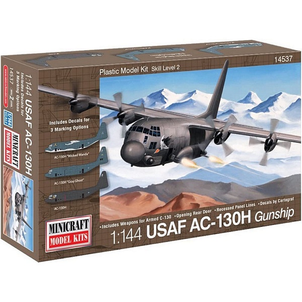 MiniCraft 14537 USAF C130 Hercules Gunship