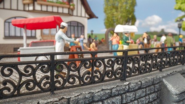 Noch 14209 Wrought Iron Railings HO